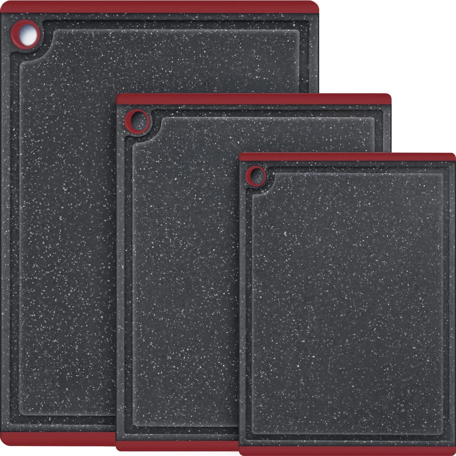 Plastic Cutting Boards for Kitchen, 3-Piece Large Cutting Board Set Dishwashe...
Opens in a new wind