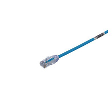 25 ft Panduit UTP28X25BU 28 AWG Copper Cat 6A U/UTP Patch Cord Blue