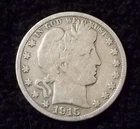 1915 S barber half dollar