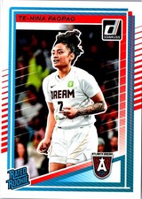 2025 Donruss WNBA Te-Hina Paopao #91 RC Atlanta Dream
