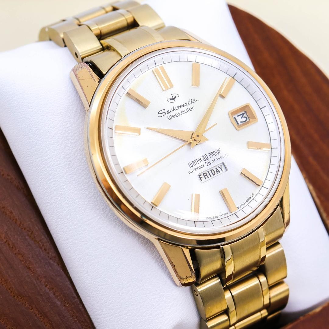 Seiko Seikomatic Weekdater Automatic Wristwatch V… - image 1
