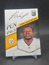 James Washington AUTO Pen Pals RC 2018 Donruss Elite Football