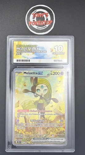 Pokemon TCG Meloetta EX 167/086 Black Bolt Ace 10