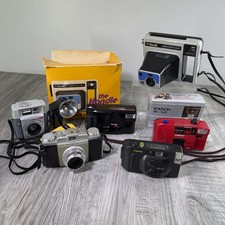 Vintage Lot Of 6 Cameras Film Kodak Pony Brownie Canon Rokinon Untested As Is