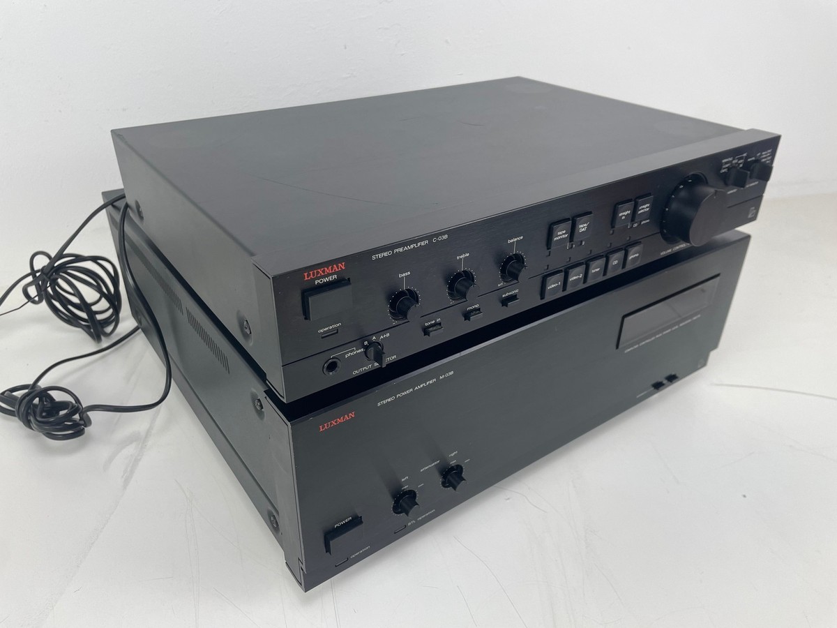 Luxman - M-03B & C-03B - Pre/Power-amp Set | eBay