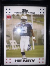 2007 Topps - Exclusive Rookies Chris Henry #17 (RC)