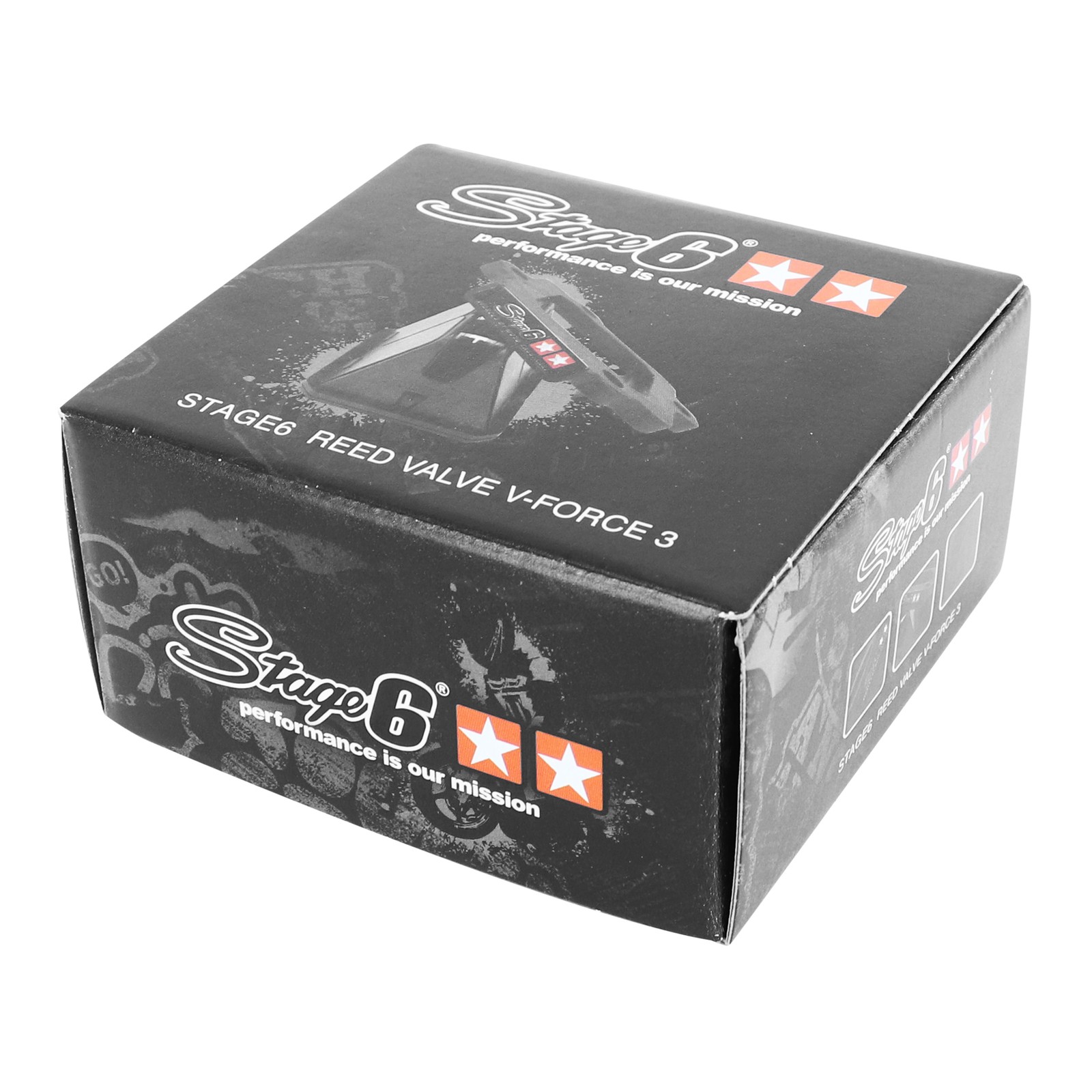 Boite de soupape Stage6 V-Force3 à 8 pétales pour MBK Nitro 50cc