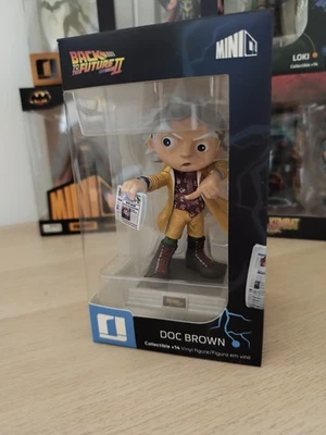 🔥 Back to the Future Part II Doc Brown MiniCo Iron Studios Official New Sealed - Photo 1/4