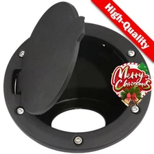 Aluminum Fuel Filler Door Gas Cap Tank Lid Cover Fit Jeep Wrangler JK Unlimited