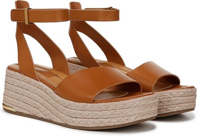 Franco Sarto Women's L-Tiffany Platform Espadrille Sandals NW/OB