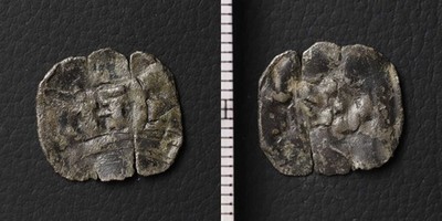 *Italy, Lucca. Enrico III, IV o V (1004-1024) Denari Silver Coin [E6979]7f6