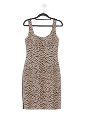 Diane von Furstenberg Bodycon Midi Dress S in Multi