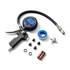 Digital Tire Pressure Gauge With Inflator 3-250 Psi Air Chuck Compressor