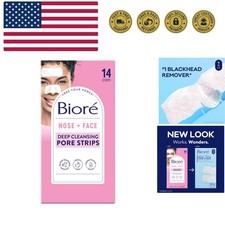 Nose Face Blackhead Remover Strips, Deep Cleansing Strips for Nose, Chin, or ...