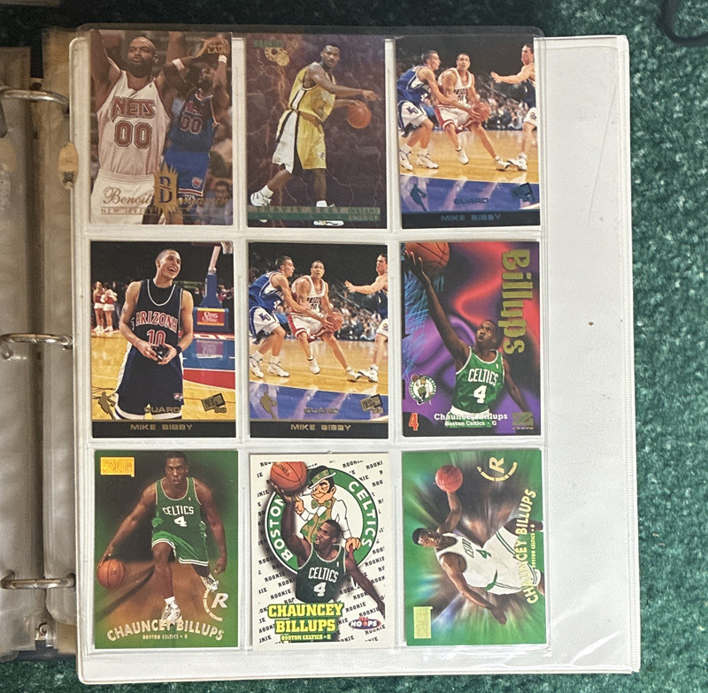 Fleer Ultra 1997-98 NBA Basketball Card Lot (9) Billups Bibby Benjamin RC