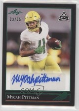2021 Leaf Memories 1992 Base Green Spectrum 23/35 Mycah Pittman Auto 0j81
