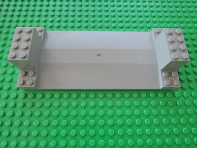 LEGO Brücke Eisenbahn Brückenpeiler 8x18x3 alt hellgrau 6600