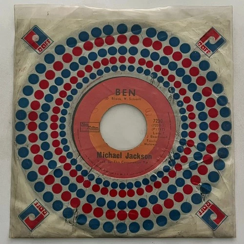 MICHAEL JACKSON - BEN - 1972 MEXICAN 7" SINGLE CS WOL, R&B