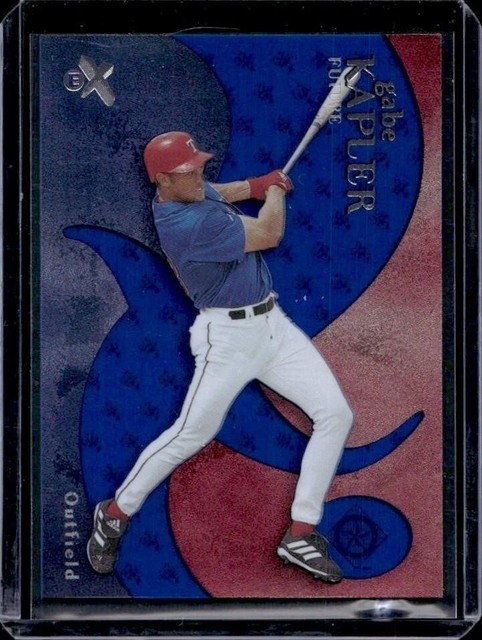 2000 Fleer E-X Gabe Kapler Essential Credentials Future #/19 Rangers