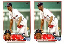 BRAYAN BELLO 2 2023 TOPPS ROOKIE CARD LOT BOSTON RED SOX A195