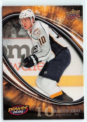 2008-09 Upper Deck Power Play Box Set #166 Martin Erat - Nashville Predators