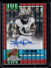2025 Topps Chrome Football Red Geometric Refractor Alvin Kamara #1990-AK