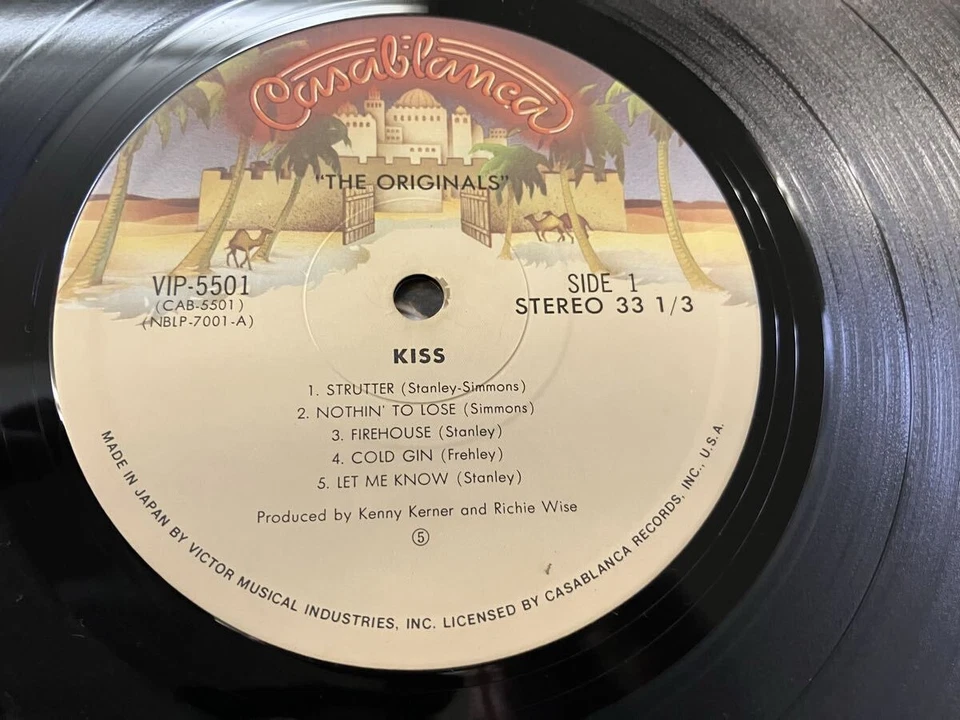 Kiss The Originals The Whole Hell 3 LP Vinyl Record Set Japan HR/HM Used - Image 4 of 4