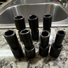 Mac Tools 38 Dr. Standard Impact Semi-deep Swivel Socket Set