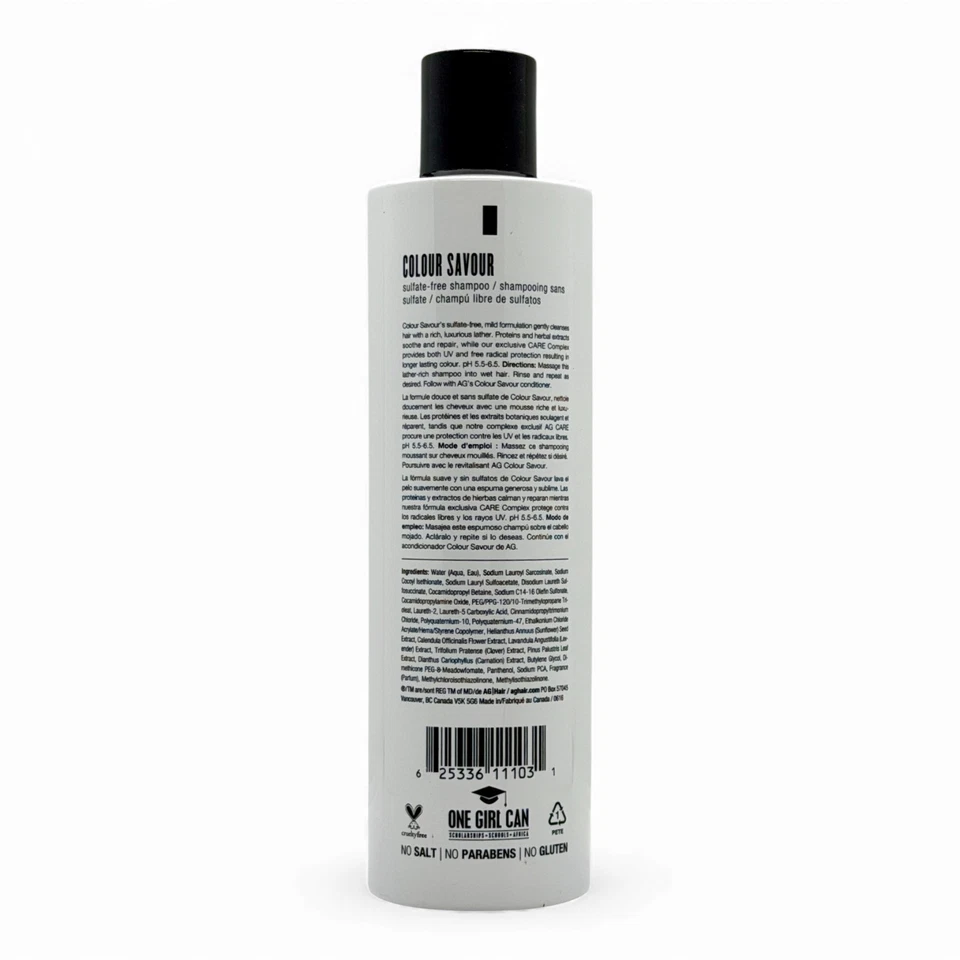 AG Colour Savour Shampoo 10oz + Conditioner 6oz Duo Set Sulfate-Free Color Care - Image 3 of 4