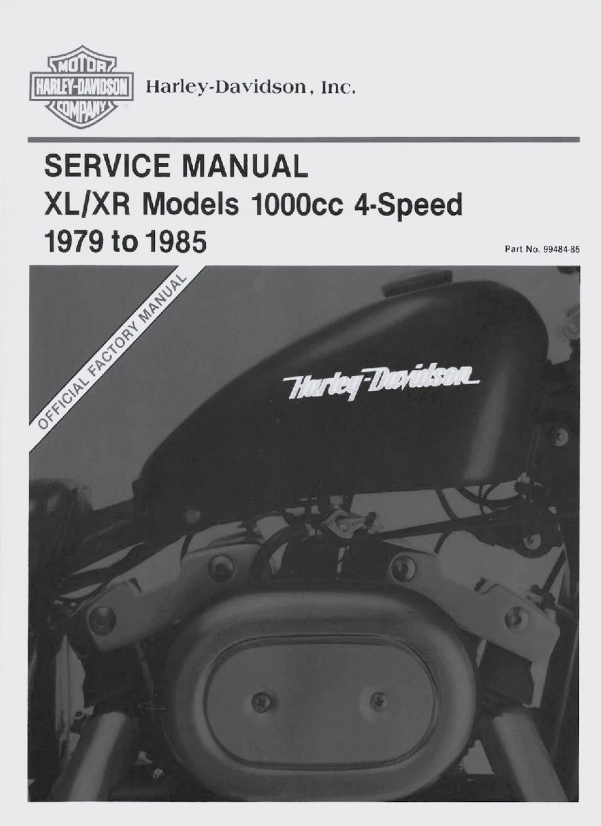 Harley-Davidson Motorcycle Manuals and Literature 1980 Year of