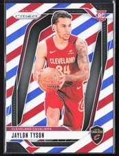 2024-25 Panini Prizm Jaylon Tyson Red White Blue Rookie #228 Cleveland Cavaliers