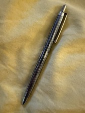 Vintage Remmie Arnold Chrome Pen with Grid Pattern Made In USA