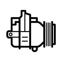 Air Con Compressor fits MERCEDES GLC63 AMG C253, X253 4.0 17 to 23 M177.980 AC - Image 2 of 4
