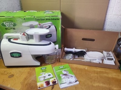 Tribest Green Star Elite Factory Masticating Slow Juicer/Wht/GSE-5000/ Open Box