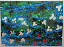 Mario Schifano Serigrafia 70 X 50 