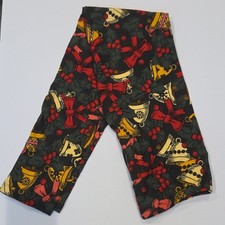 New LuLaRoe One Size Christmas Bells, Holly, Bows Leggings
