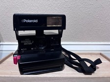 Polaroid 600 Business Edition 2 Instant Film Camera Vintage - READ - W/ STRAP