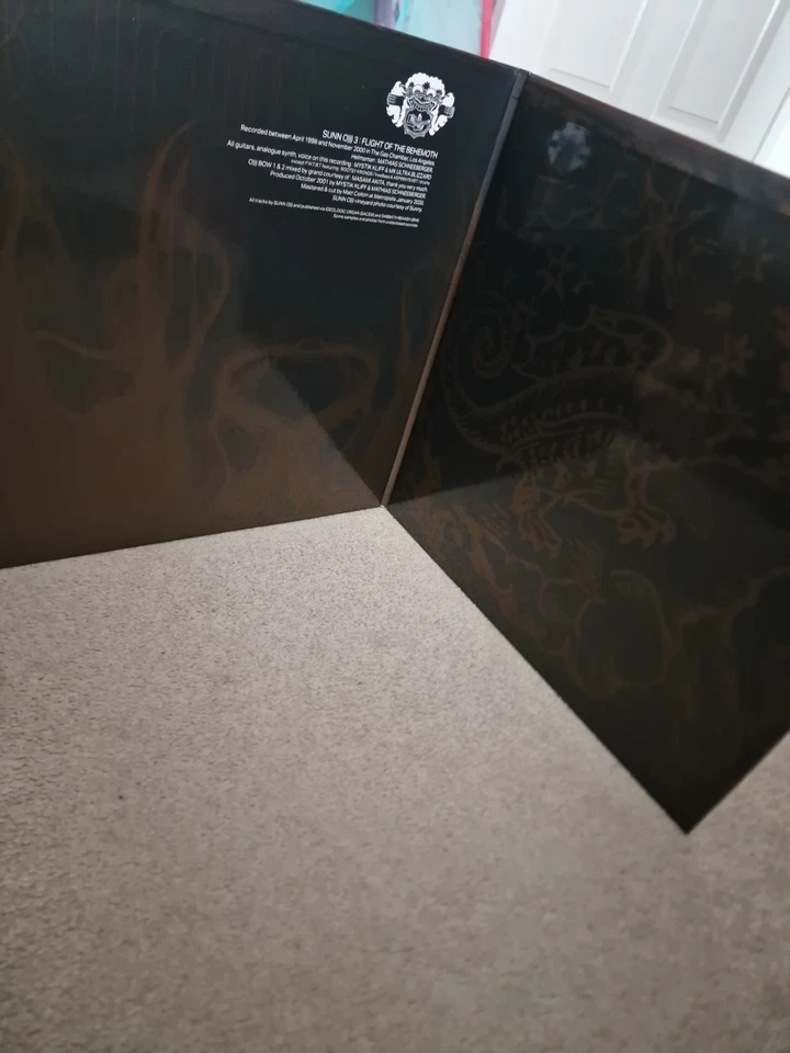 SUNN O))) 3: Flight Of The Behemoth, Ltd 2 LP SPLATTER VINYL Gatefold+ Inserts  - Image 4 of 4