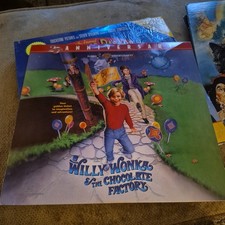 Willy Wonka and the Chocolate Factory Laserdisc Widescreen 25th Anniversary vtg