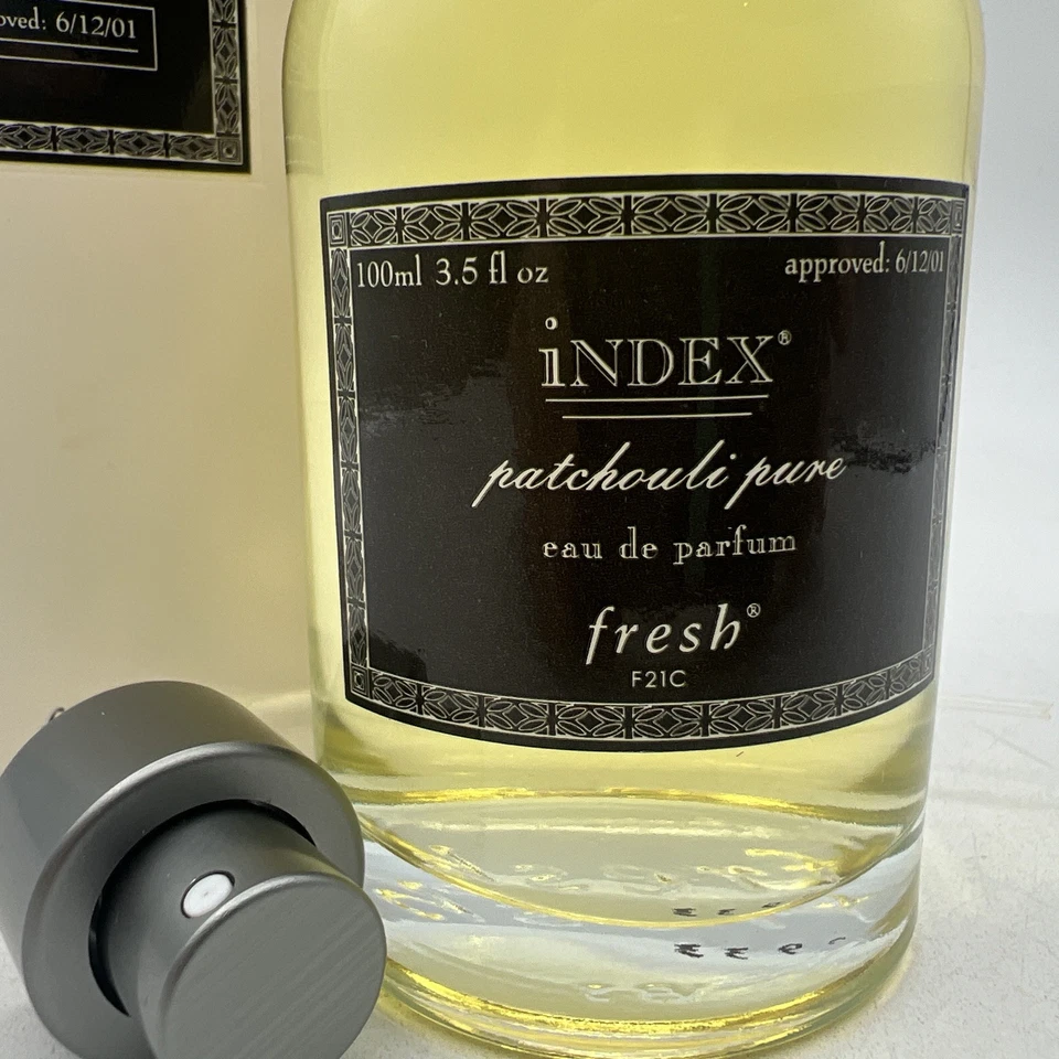 Свежая чистая парфюмированная вода Patchouli 100 мл iNDEX Франция снятая с производства РЕДКАЯ НОВАЯ - Изображение 3 из 4