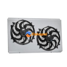 Aluminum Fan Shroud 1992-1993 Chevy for GMC C/K 2500 3500 6.5L AT/MT Auto Manual