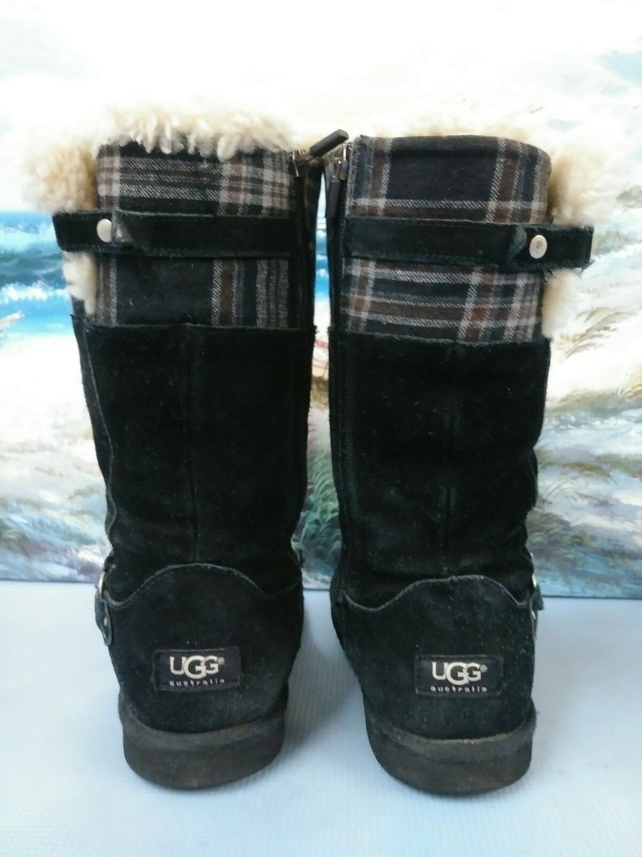 UGG ブーツ UGG Australia Black Suede 3286 Boots SIZE 5 | eBay