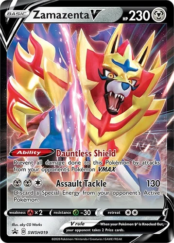 Zamazenta V SWSH019 SWSH: Sword & Shield Promo Cards