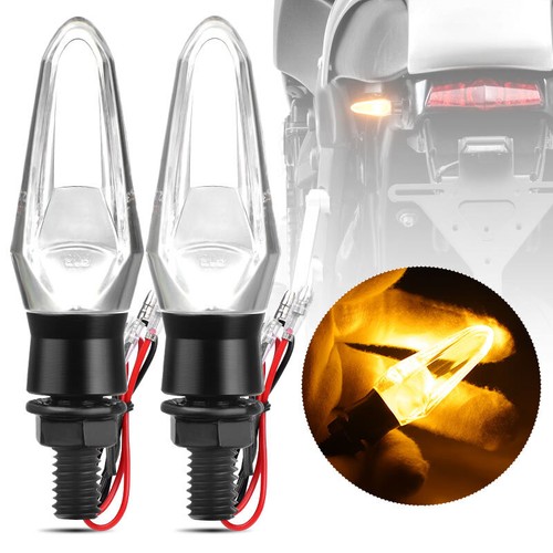 2X Luci Indicatori di Direzione LED Moto Universali Freno Motore Fanali Posteriori