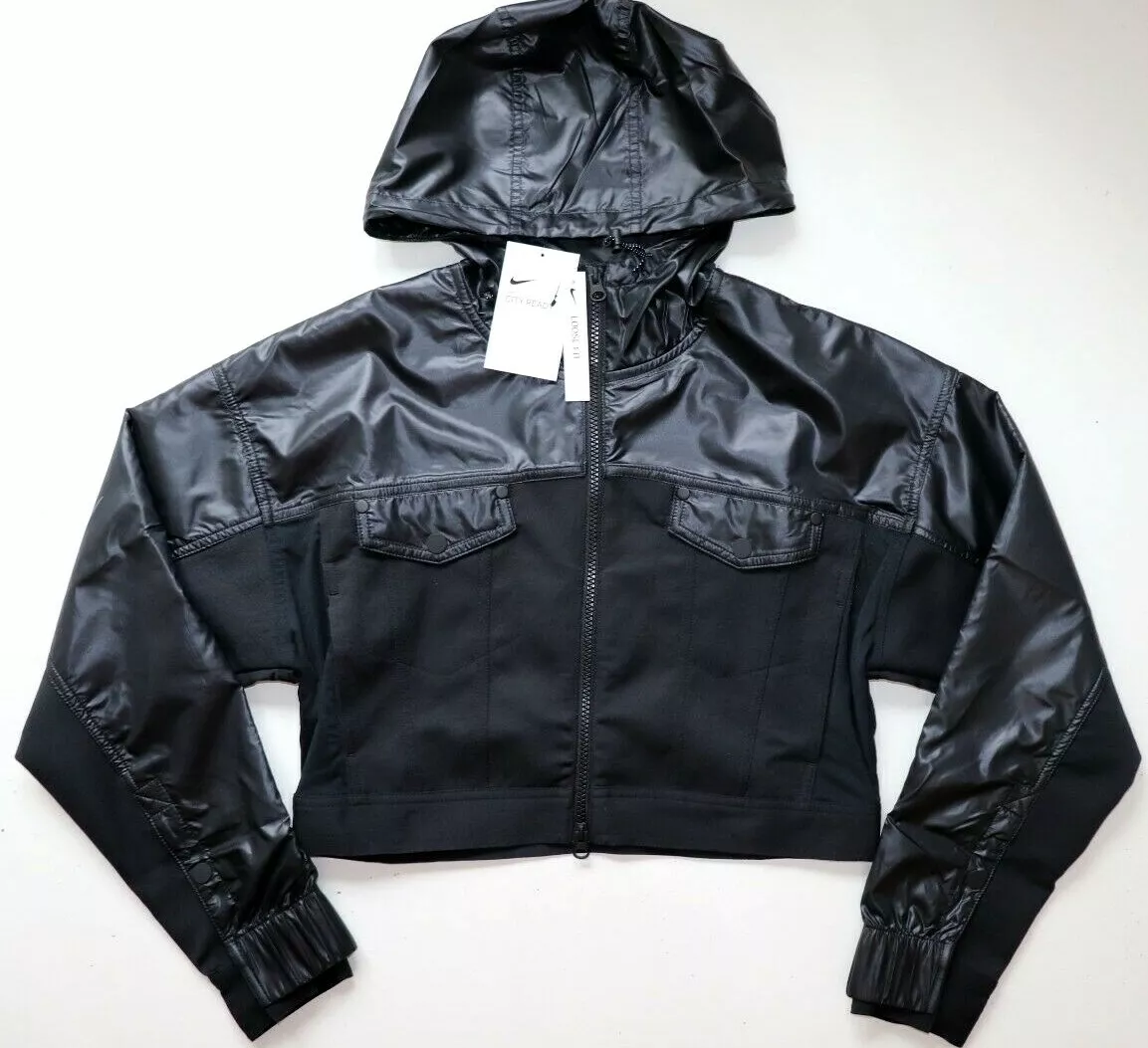 Nike sportswear hotsell cropped hooded windbreaker