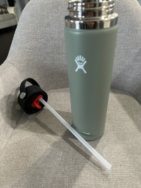 Hydro Flask 24 oz Wide Mouth Flex Cap Water Bottle - Treeline Green