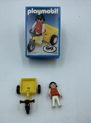 PLAYMOBIL 3359 Gig Geobra Brandstatter Cyclomoteur Vintage 1981 Bâtiments - Photo 1 sur 16