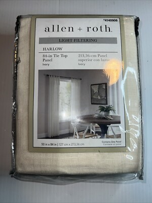 Allen+Roth Harlow Tie Top Panel 50x84  4140908