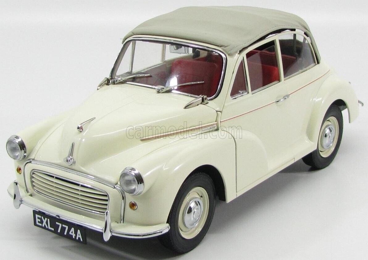 Sun-star 1/12 Morris Minor 1000 Tourer Cabrio 1963 Weiß Grau 04774