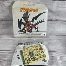 Hasbro Stikfas Beta Female Warrior with Dragon Action Figure Kit Open Box - Read